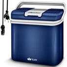 tillvex K&uuml;hlbox elektrisch 24L Mini-K&uuml;hlschrank 230 V und 12 V f&uuml;r KFZ Auto