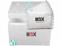 THERM-BOX Thermobehälter Styroporbox 53W mit 6 Kühlkissen,...