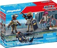 Playmobil&reg; SWAT-Figurenset (71146), My Action Heroes Konstruktions-Spielset,...