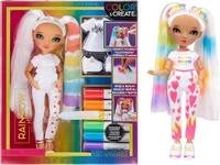 Rainbow High Anziehpuppe Color & Create DIY Modepuppe f&uuml;r Kinder von 4-12...