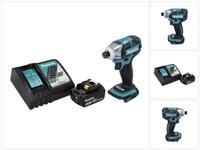 Makita Schlagschrauber Makita DTS 141 RT1 Akku Impulsschrauber 18 V 40 Nm 1/4"