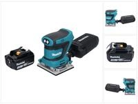 Makita Akku-Schwingschleifer DBO 482 F1 Akku Schwingschleifer 18 V 112 x 102 mm + 1x