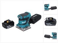 Makita Akku-Schwingschleifer DBO 482 M1 Akku Schwingschleifer 18 V 112 x 102 mm + 1x