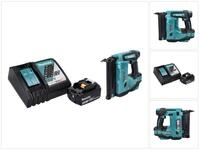 Makita Nagler DBN 500 RM1 Akku Stauchkopfnagler 18 V 15-50 mm + 1x Akku 4,0 Ah + La