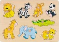 Gollnest & Kiesel Puzzle Steckpuzzle Zootiere, Puzzleteile