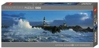 HEYE Puzzle Panorama Puzzle Leuchtturm Le Cr&eacute;ac'h, Bretagne, Frankreich 1000...