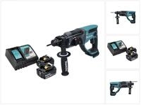 Makita Akku-Kombibohrhammer DHR 202 RM Akku Kombihammer 18 V 2,0 J SDS Plus +...