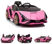 ES-Toys Elektro-Kinderauto Lamborghini Sian, Belastbarkeit 40 kg, Fl&uuml;gelt&uuml;ren,