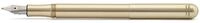 Kaweco F&uuml;llfederhalter Kaweco LILIPUT F&uuml;llhalter Messing, Medium Stahl blank