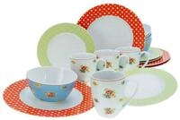 CreaTable Tafelservice 22508 Emily (16-tlg), 4 Personen, Porzellan