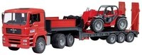Bruder&reg; Spielzeug-Baumaschine MAN TGA LKW Tieflader und MLT 633 2774