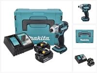 Makita Schlagschrauber DTS 141 RGJ Akku Impulsschrauber 18 V 40 Nm 1/4"...
