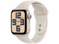 Apple Watch SE GPS 40 mm Aluminium M/L Smartwatch (4 cm/1,57 Zoll, Watch OS 10),