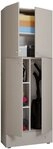 VCM Mehrzweckschrank Holz Besenschrank Staubsauger Putzschrank Lona S (1-St) VCM