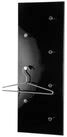 HAKU Wandgarderobe HAKU M&ouml;bel Wandgarderobe - schwarz-chrom - H. 30cm x B....