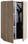 VCM Mehrzweckschrank Holz Besenschrank Staubsauger Putzschrank Lona L (1-St)