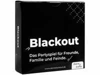 more is more Spiel, Partyspiel Blackout Schwarze Edition, Made in Europe