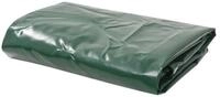 vidaXL Schutzplane Abdeckplane 650 g/m&sup2; 6 x 8 m Gr&uuml;n (1-St)