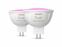 Philips Hue White Color Ambiance GU5,3 MR16 6,3W 400lm Doppelpack weiß