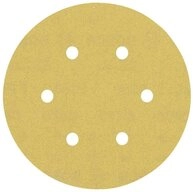 BOSCH Schleifpapier Schleifpapier mit 6&nbsp;L&ouml;chern f&uuml;r Exzenterschleifer,...