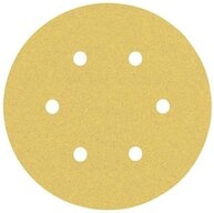 BOSCH Schleifpapier Schleifpapier mit 6&nbsp;L&ouml;chern f&uuml;r Exzenterschleifer,...