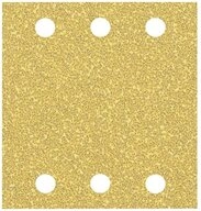 BOSCH Schleifpapier Schleifpapier mit 6 L&ouml;chern f&uuml;r Schwingschleifer, 115 x