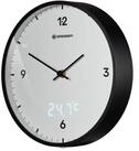 BRESSER Wanduhr MyTime LEDsec Wanduhr 24 cm - wei&szlig;
