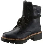 Rieker Schn&uuml;rboots, Stiefelette, Profilsohle, Blockabsatz, mit l&auml;ssiger Schn&uuml;rung