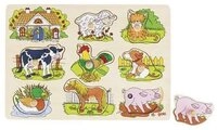 Gollnest & Kiesel Puzzle Soundpuzzle Bauernhof, mit Tierstimmen, Puzzleteile