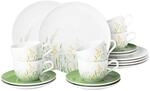 Geschirr-Set SELTMANN WEIDEN "Kaffeeservice Liberty Meadow Grasses 18er Set gr&uuml;n",