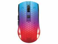 DELTACO DM320 / WM89 Transparente RGB Gaming Maus, ultraleicht Maus