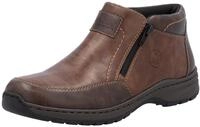 Winterboots RIEKER, Herren, Gr. 45, braun (dunkelbraun), Lederimitat, Schuhe