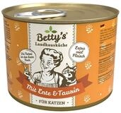 Bettys Landhausk&uuml;che mit Ente & Taurin 200 g - 6 St&uuml;ck, Nassfutter f&uuml;r: Katze