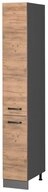 Vicco Hochschrank R-Line, Goldkraft Eiche/Anthrazit, 30 cm (1-St)