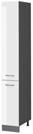 Vicco Hochschrank R-Line, Wei&szlig; Hochglanz/Anthrazit, 30 cm (1-St)