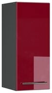 Vicco H&auml;ngeschrank Fame-Line, Bordeaux Hochglanz/Anthrazit, 30 cm (1-St)