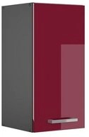 Vicco H&auml;ngeschrank R-Line, Rot Hochglanz/Anthrazit, 30 cm (1-St)