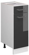 Vicco Unterschrank R-Line, Anthrazit Hochglanz/Wei&szlig;, 30 cm ohne Arbeitsplatte...