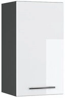 Vicco H&auml;ngeschrank Fame-Line, Wei&szlig; Hochglanz/Anthrazit, 40 cm (1-St)