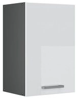Vicco H&auml;ngeschrank R-Line, Wei&szlig; Hochglanz/Anthrazit, 40 cm (1-St)