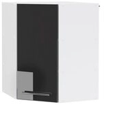 Vicco Eckh&auml;ngeschrank Fame-Line, Anthrazit Hochglanz/Wei&szlig;, 57 cm (1-St)