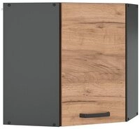 Vicco Eckh&auml;ngeschrank R-Line, Goldkraft Eiche/Anthrazit, 57 cm (1-St., 1