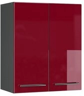 Vicco H&auml;ngeschrank Fame-Line, Bordeaux Hochglanz/Anthrazit, 60 cm (1-St)