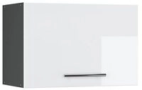 Vicco H&auml;ngeschrank Fame-Line, Wei&szlig; Hochglanz/Anthrazit, 60 cm Flach (1-St)