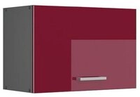 Vicco H&auml;ngeschrank R-Line, Rot Hochglanz/Anthrazit, 60 cm Flach (1-St)