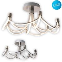 n&auml;ve LED Deckenleuchte Festos, LED fest integriert, Warmwei&szlig;, Krone, in...