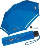 Scout Stockregenschirm Scout Kinder-Taschenschirm mit reflektierenden Streifen...