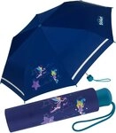 Scout Stockregenschirm Scout Kinder-Taschenschirm mit reflektierenden Streifen...