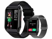 HOUROC Smartwatch, Fitness Tracker Uhr mit Anruffunktion für Damen Herren...