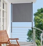 Angerer Freizeitm&ouml;bel Klemm-Senkrechtmarkise grau, BxH: 150x275 cm